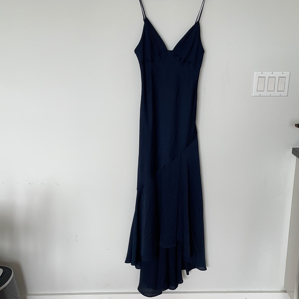 Navy blue midi